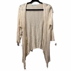 Maurices cardigan with tassels Bohemian style stretchy